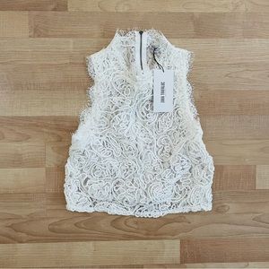 Zara Lace Tank XS NWT